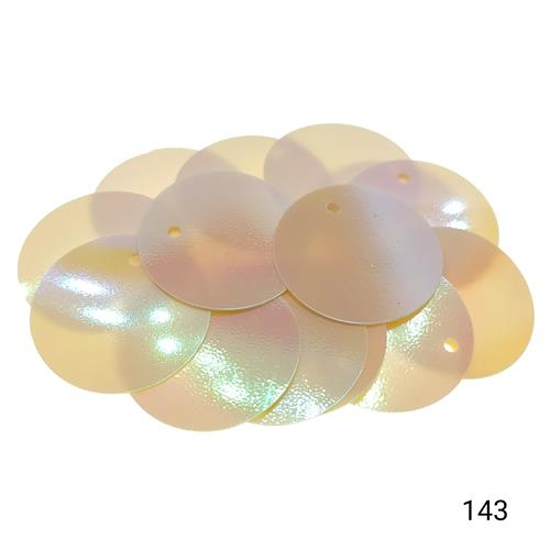 Plastik Pul Kod 10 20 mm Küçük Delikli  Renk Kodu 143 Janjanlı Bej