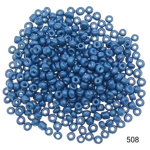 Cam Boncuk 06 mm Renk Kodu 508 Mat Petrol Mavisi