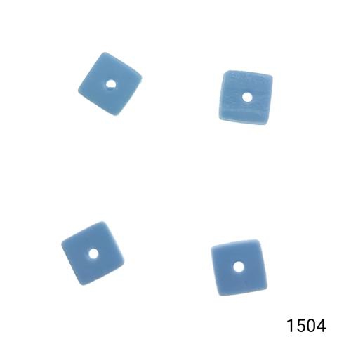 Fimo 4 mm Kare  Renk 1504 Açık Mavi