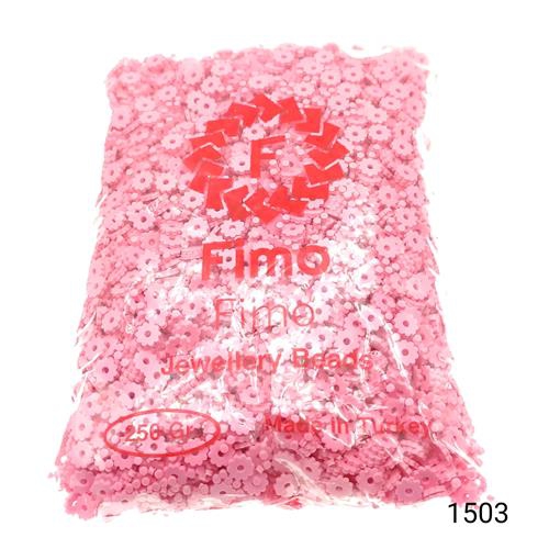 Fimo 7 mm Çark  Renk 1503 Açık Pembe