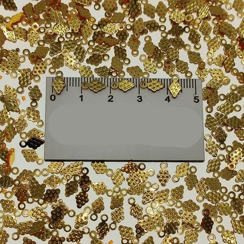 Pleksi Pul Model 243 4x8 mm Renk 101 Metalik Altın