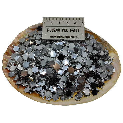 Pleksi Pul Model 270 8x12 mm Renk 100 Metalik Gümüş