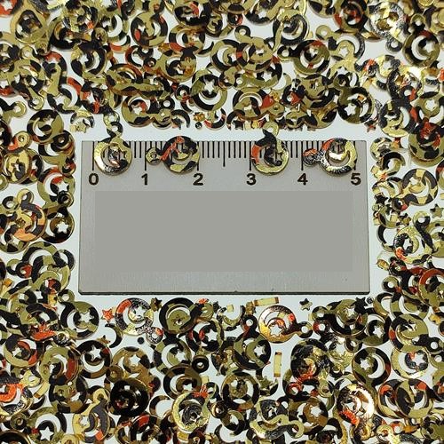 Pleksi Pul Model 275 7x10 mm Renk 366 Leopar Altın