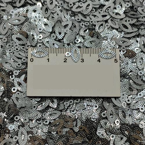 Pleksi Pul Model 300 8x10 mm Renk 100 Metalik Gümüş