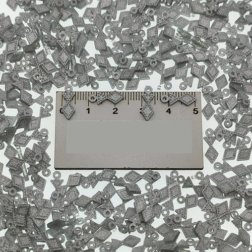 Pleksi Pul Model 307 5x13 mm Renk 378 Simli Gümüş