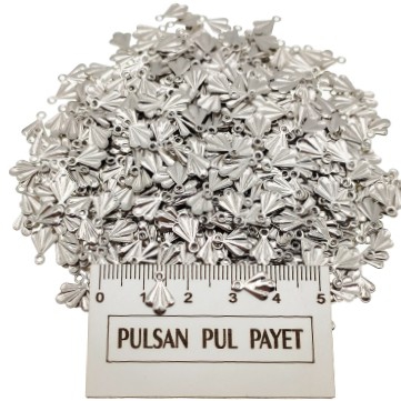 Metal Pirinç Pul Model 232 7x10 mm Nikel