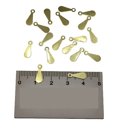 Metal Pirinç Pul Model 282 4x12 mm Altın