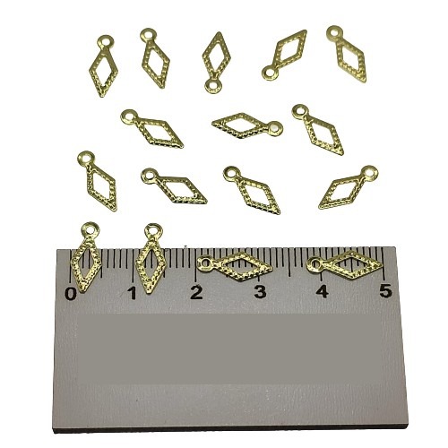 Metal Pirinç Pul Model 344 5x12 mm Altın