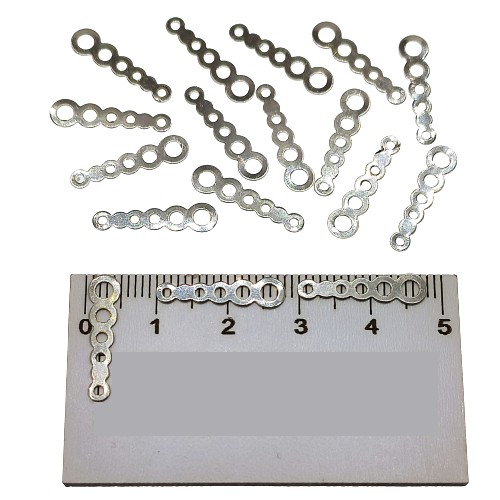 Metal Pirinç Pul Model 354 5x18 mm Nikel