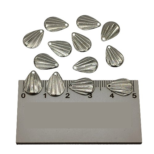 Metal Pirinç Pul Model 361 9x12 mm Nikel