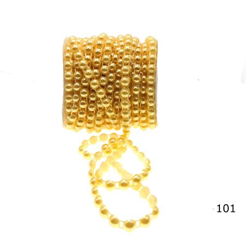 Makara Yarım İnci 08 mm Renk 101 Sarı