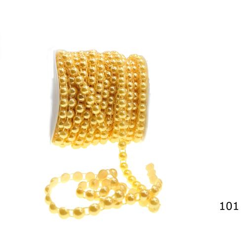 Makara Yarım İnci 08 mm Renk 101 Sarı