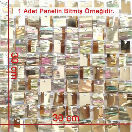 Kare Panel Pulu Renk Kodu 2214 Metalik Gül Kurusu 