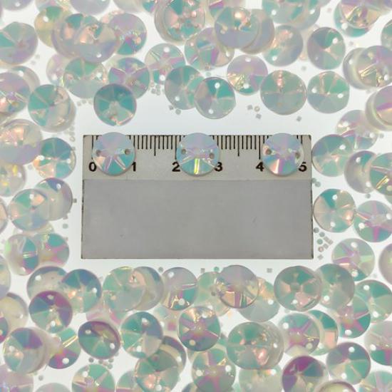 Rhinestone Sticker, 10x10 Iridescent Rhinestone Sheet, 6mm